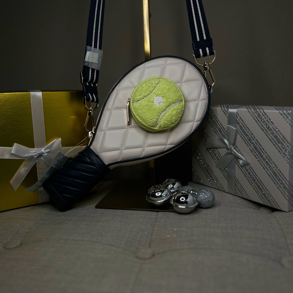 NWT Kate Spade Tennis Racket Crossbody - Picture 2 of 4